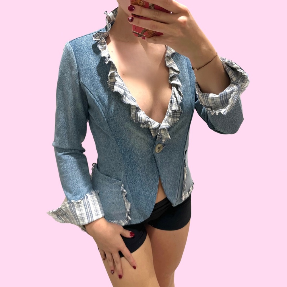 Vintage Denim Blazer